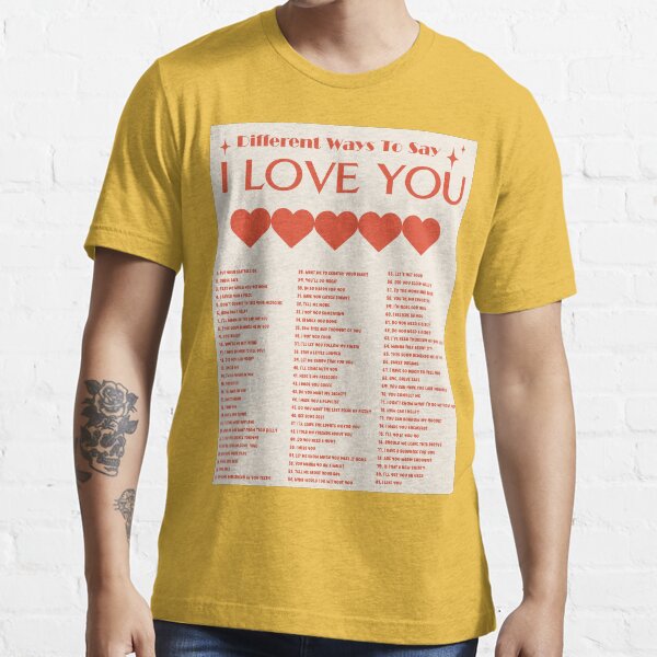 shirts that say love