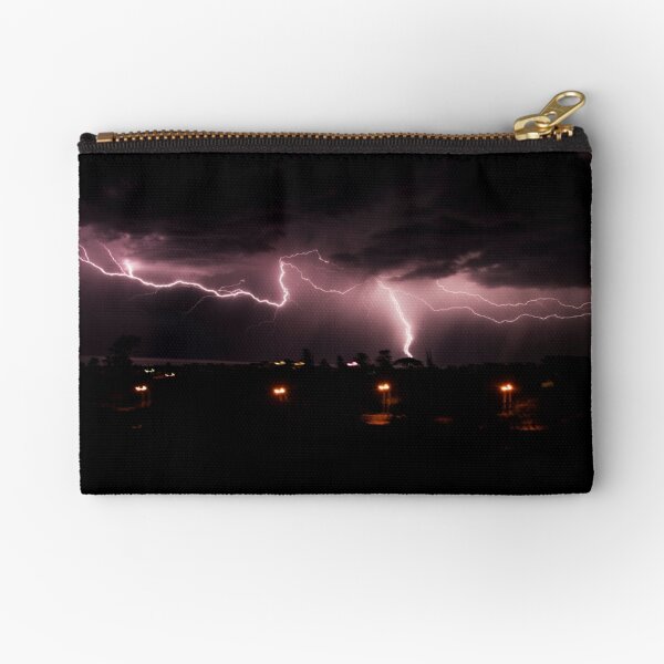 Lightning Strike Zipper Pouch