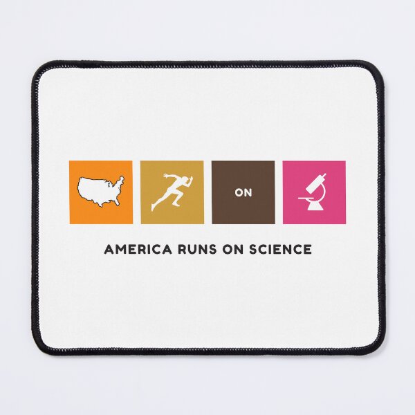 Item preview, America Runs On Science - Geek, Nerd, Donuts, Doughnuts, Coffee Lover, Coffee Addict designed and sold by jadedscientist.