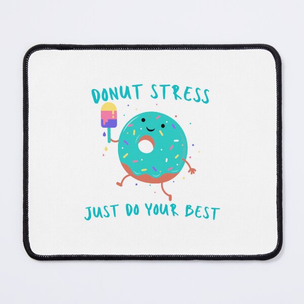 Item preview, Cute Funny Donut Stress Just Do Your Best On Test Day Smiley Donuts T-shirt designed and sold by Marshmello-.