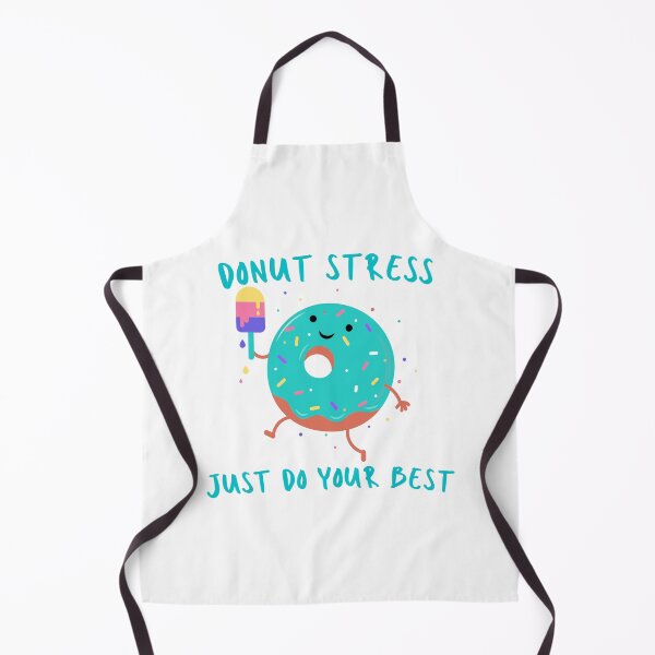 Item preview, Cute Funny Donut Stress Just Do Your Best On Test Day Smiley Donuts T-shirt designed and sold by Marshmello-.