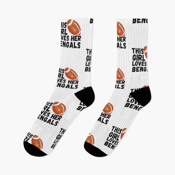Item preview, This Girl Loves Her Bengals Football designed and sold by ronaldsonou.