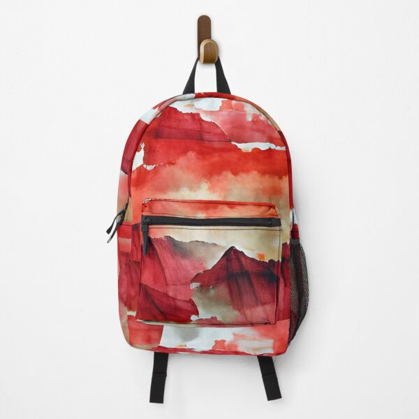 Artikelvorschau, Dharma-Aquarell rot entworfen und verkauft von AIArtwork21.