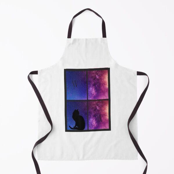 Item preview, Cat looking for shooting stars designed and sold by The Love Quill.