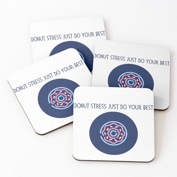 Item preview, Donut Stress Just Do Your Best  Test Day T-shirts  designed and sold by Marshmello-.
