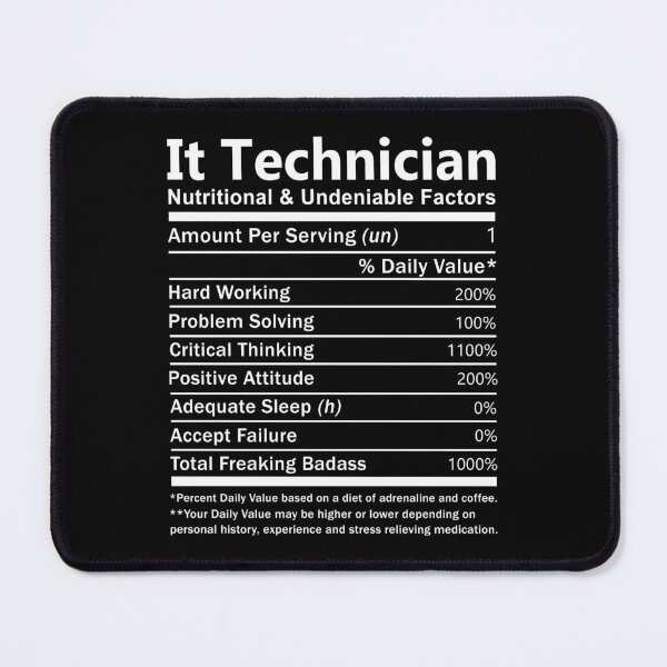 Item preview, It Technician T Shirt - Nutritional And Undeniable Factors Gift Item Tee designed and sold by watkinsmat.