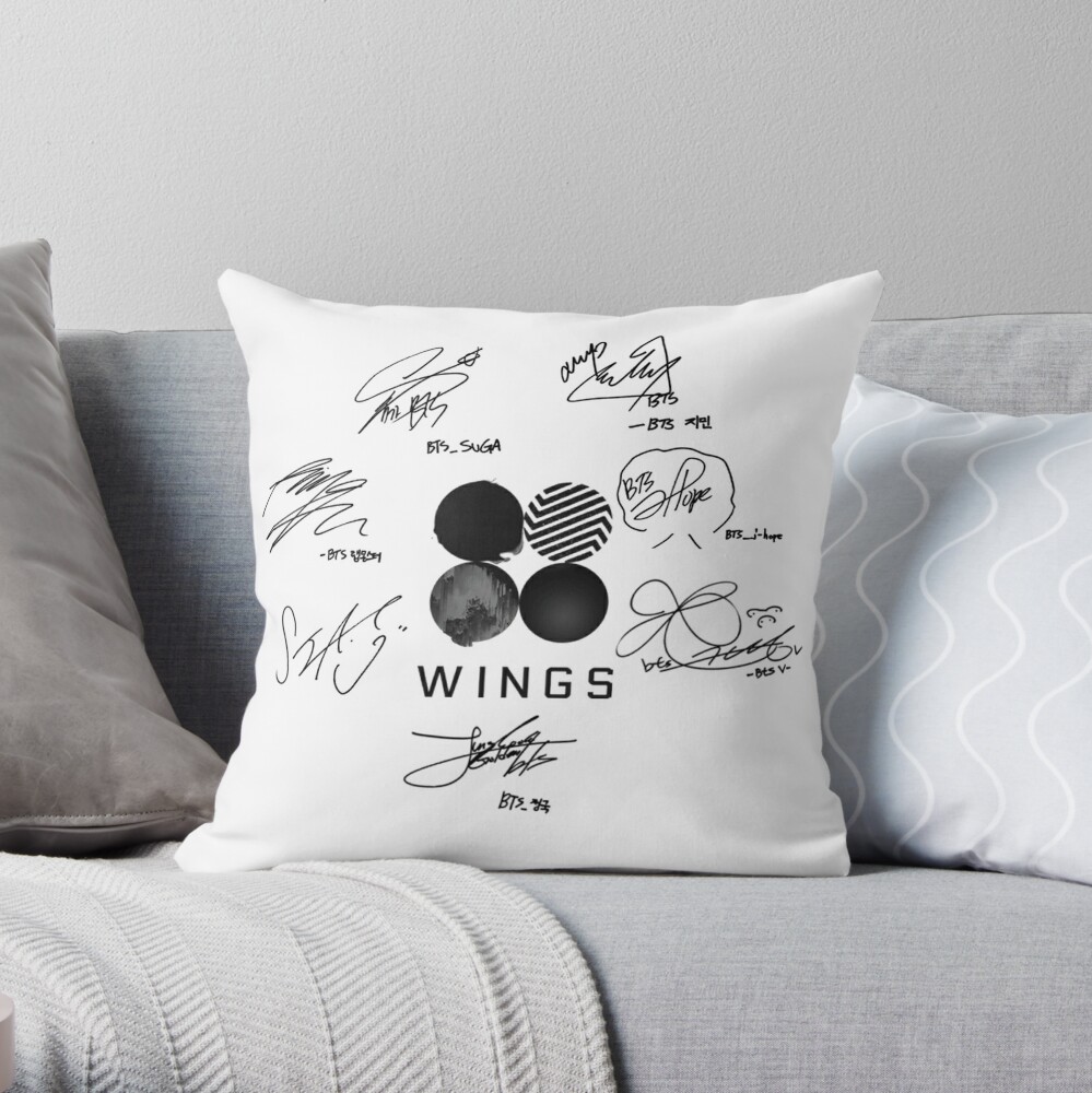 bts character pillows