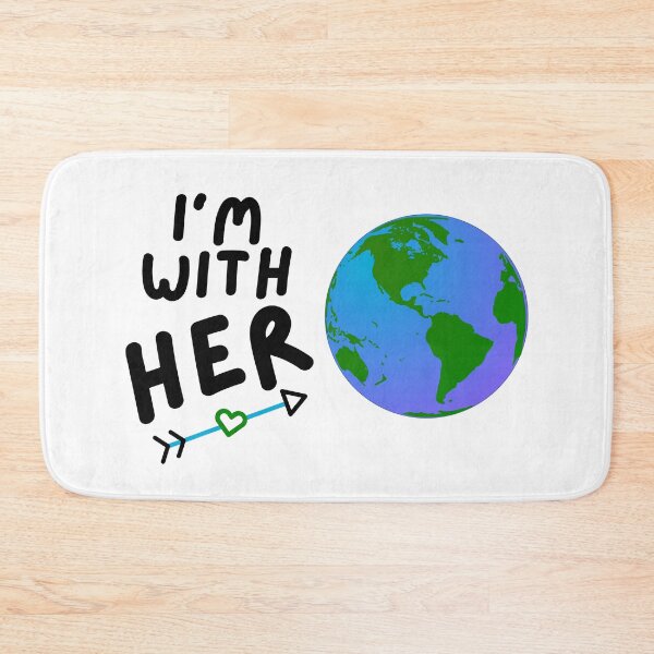 Item preview, I'm With Her - Earth Day, Climate Change, Global Warming, Save The Planet, Environmentalist, Tree Hugger, Arbor Day designed and sold by jadedscientist.