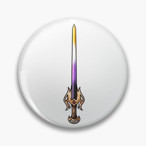 Item preview, Non-binary pride sword designed and sold by Staari.