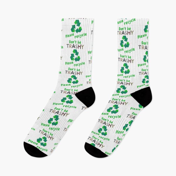 Item preview, Don't Be Trashy Please Recycle - Climate Change, Global Warming, Earth Day, Arbor Day, Tree Hugger designed and sold by jadedscientist.