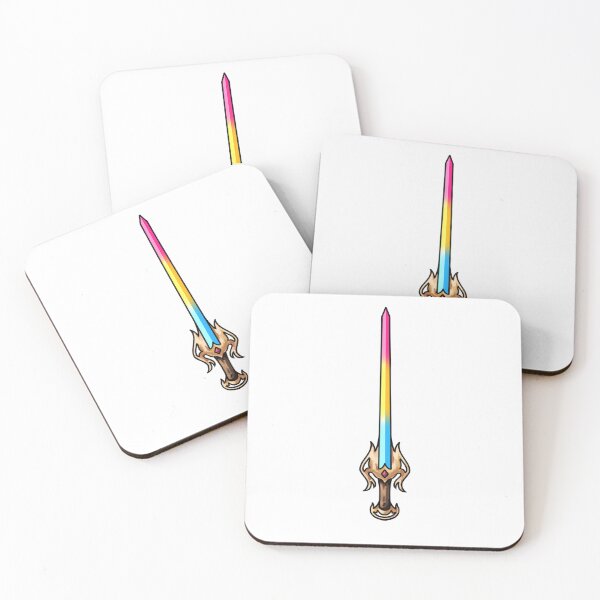 Item preview, Pansexual pride sword designed and sold by Staari.