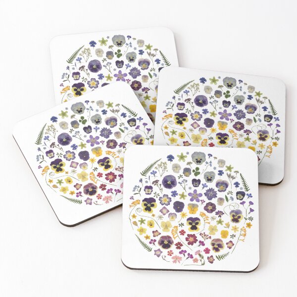 Item preview, Pressed Flower Circle I designed and sold by Gifts With Nature.
