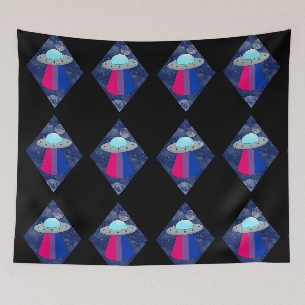 Item preview, bi pride ufo designed and sold by bibibolt.