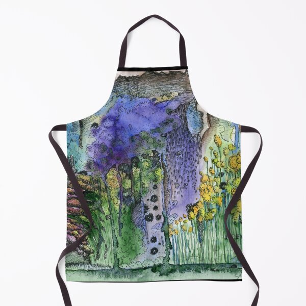 Item preview, Hidden Forest World In A Cave I watercolour and black line pen designed and sold by Gifts With Nature.