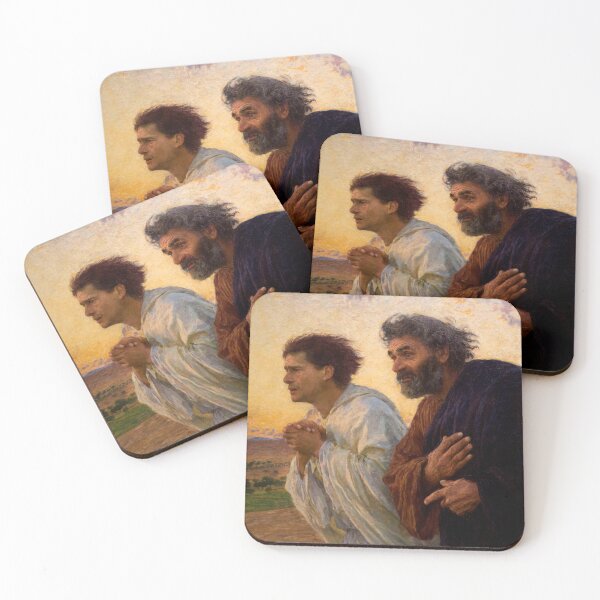 Item preview, Peter and John Running to the Tomb by Eugène Burnand designed and sold by AestheticsXarts.