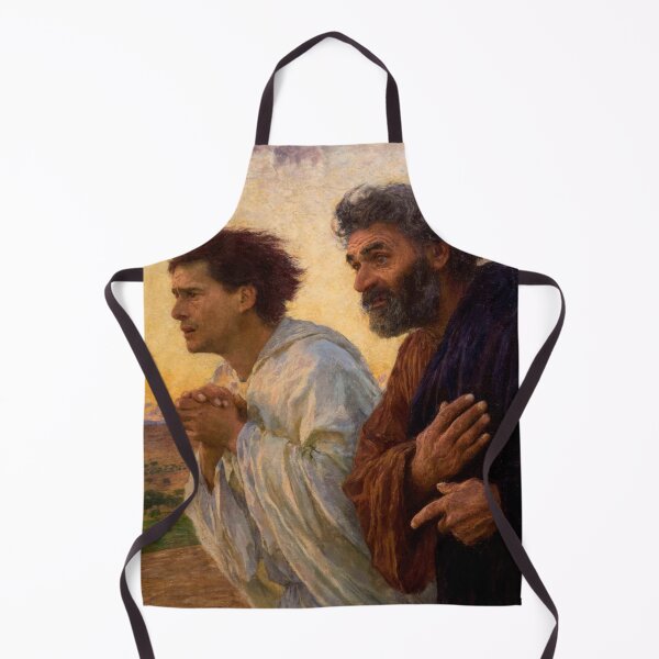 Item preview, Peter and John Running to the Tomb by Eugène Burnand designed and sold by AestheticsXarts.