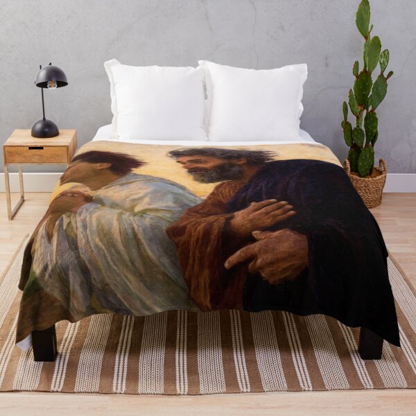 Item preview, Peter and John Running to the Tomb by Eugène Burnand designed and sold by AestheticsXarts.