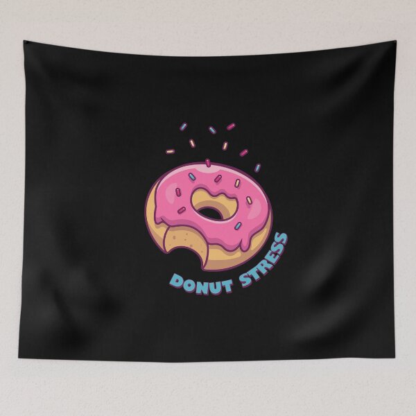 Item preview, Donut Stress with Sprinkles Round Text designed and sold by KemeDesign.