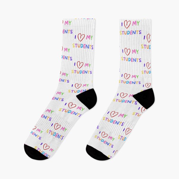 Item preview, I Love My Students - School, Education, Kindergarten Teacher, Preschool Teacher, First Day, Last Day, 100 Days Of School designed and sold by jadedscientist.