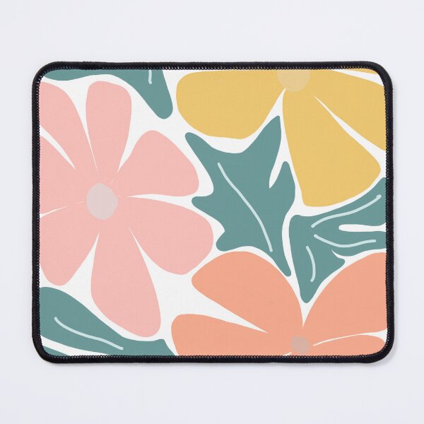 Item preview, Pastel colours Floral print, abstract flower design (colour palette, color palete) designed and sold by Sanaura.