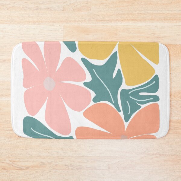 Item preview, Pastel colours Floral print, abstract flower design (colour palette, color palete) designed and sold by Sanaura.