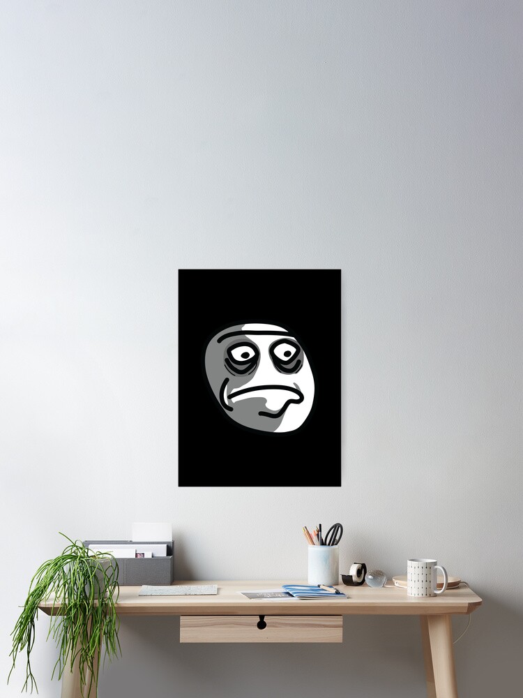 "Aware Emote High Quality" Poster for Sale by SimplyNewDesign | Redbubble