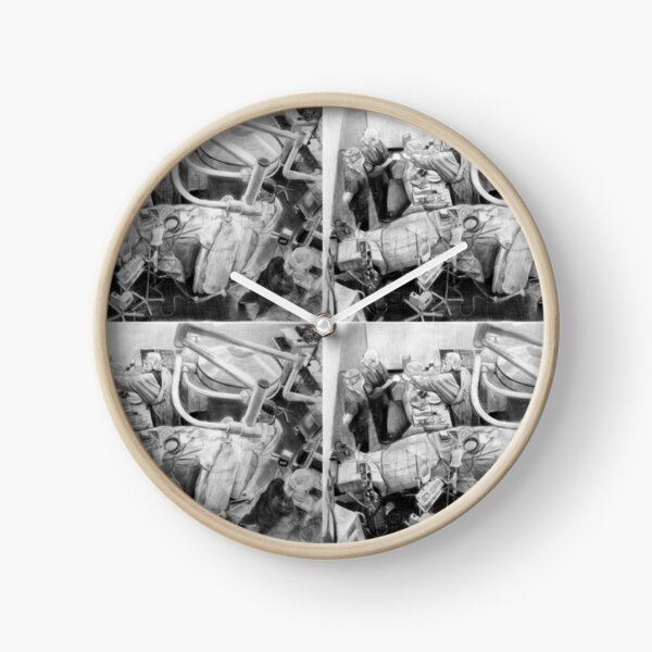 Neurosurgery - Drawing by Avril Thomas - Adelaide / South Australia Artist Clock