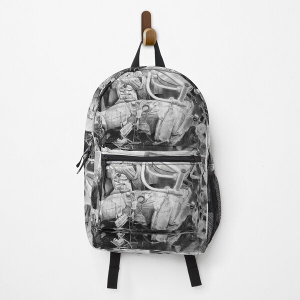 Neurosurgery - Drawing by Avril Thomas - Adelaide / South Australia Artist Backpack