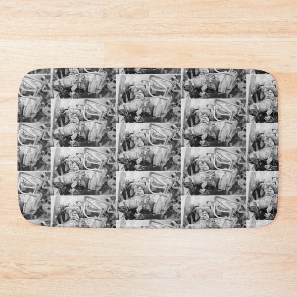 Neurosurgery - Drawing by Avril Thomas - Adelaide / South Australia Artist Bath Mat