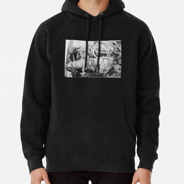Neurosurgery - Drawing by Avril Thomas - Adelaide / South Australia Artist Pullover Hoodie