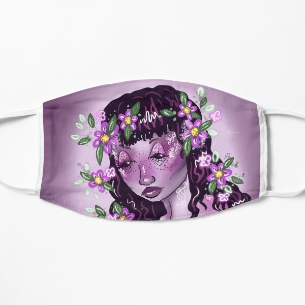 Lilac Lady Flat Mask