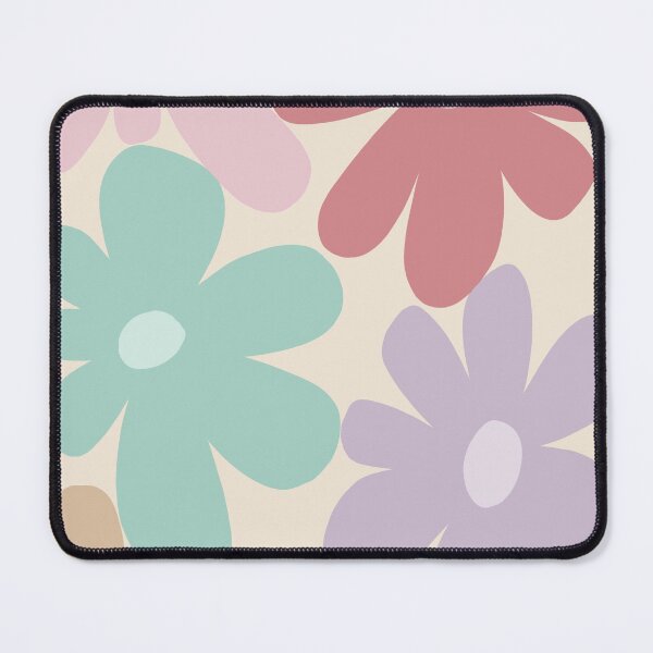 Item preview, Pastel colour Floral print, abstract flower design (colour palette, color palete) designed and sold by Sanaura.