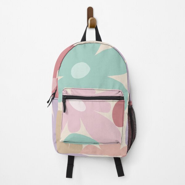 Item preview, Pastel colour Floral print, abstract flower design (colour palette, color palete) designed and sold by Sanaura.