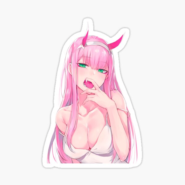 Zero Two darling in the franxx, anime Sticker