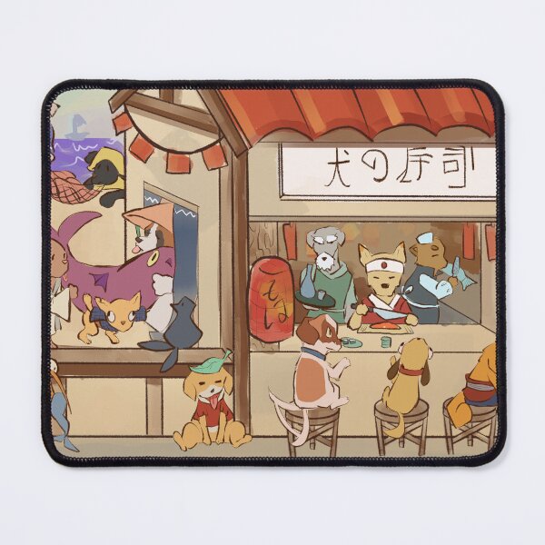 Item preview, Dog Sushi Bar (large) designed and sold by Shuumart.