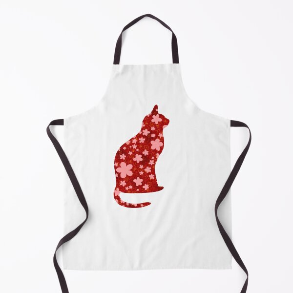 Item preview, Floral Cat - Red designed and sold by Majo Art ✦ Digital Artist .