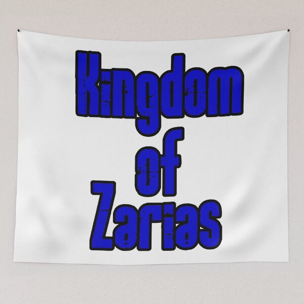 Item preview, Kingdom of Zarias Logo- Blue and Black on White designed and sold by Greenwood2112.