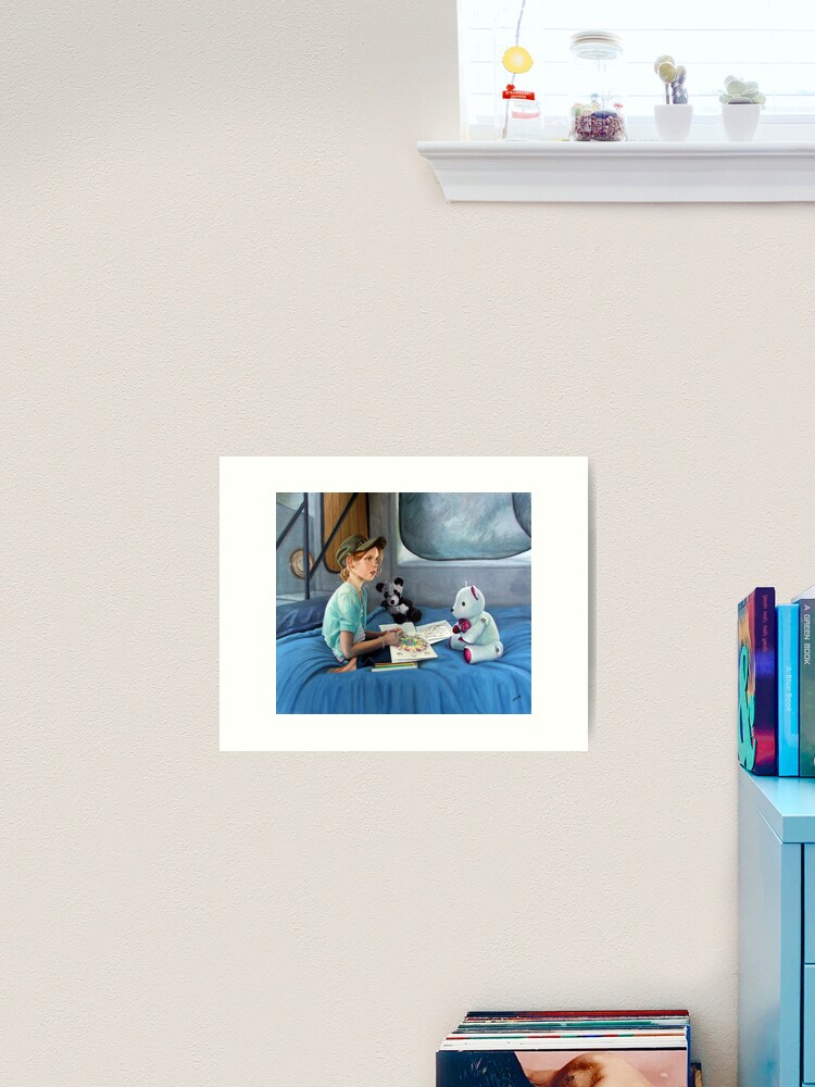 Thumbnail 1 of 3, Art Print, Lucy 3 - Painting by Avril Thomas - Adelaide / South Australia Artist designed and sold by AvrilThomasart.