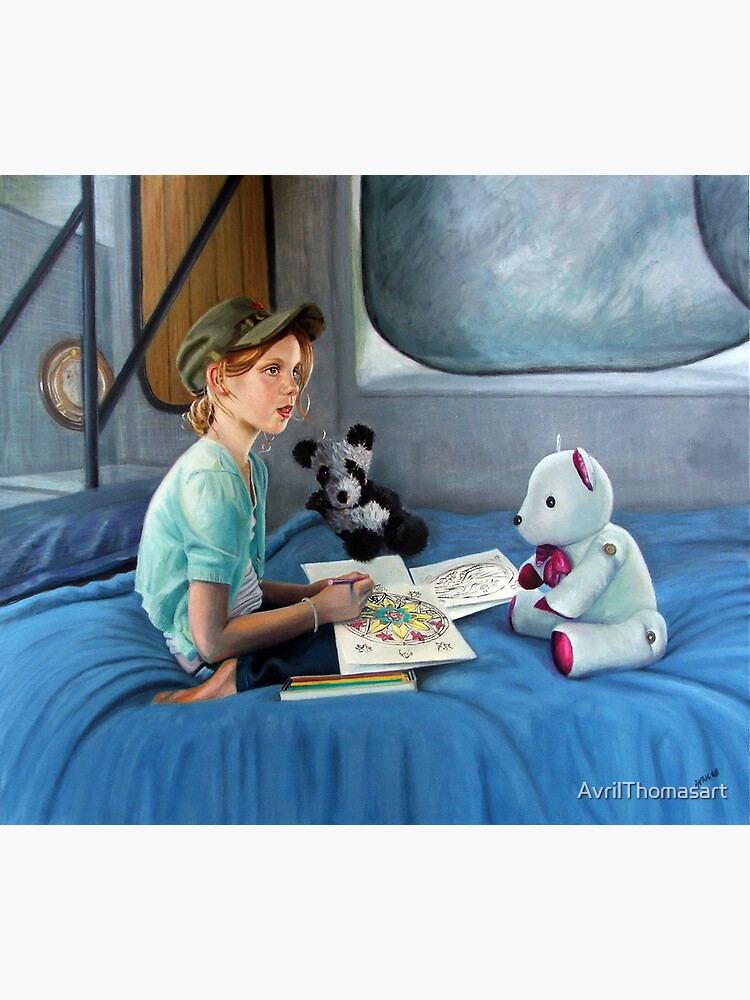 Thumbnail 3 of 3, Art Print, Lucy 3 - Painting by Avril Thomas - Adelaide / South Australia Artist designed and sold by AvrilThomasart.