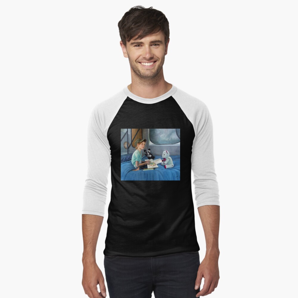Item preview, Baseball ¾ Sleeve T-Shirt designed and sold by AvrilThomasart.