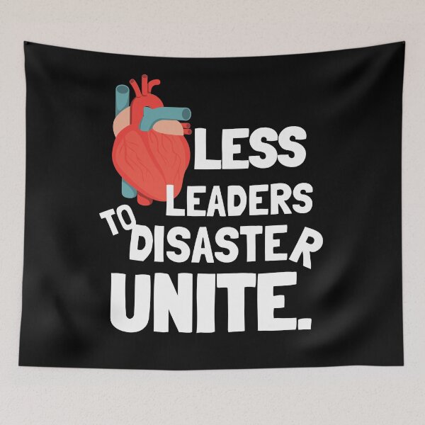 Item preview, Heartless leaders to disaster unite. Empath humour  designed and sold by Emintin.