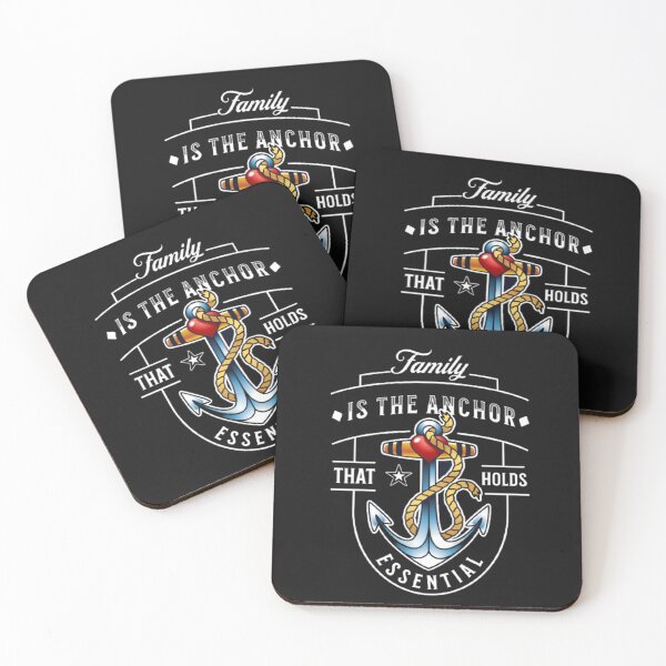 Item preview, Family Is the Anchor That Holds Essential Classic love.   designed and sold by stopamoment.