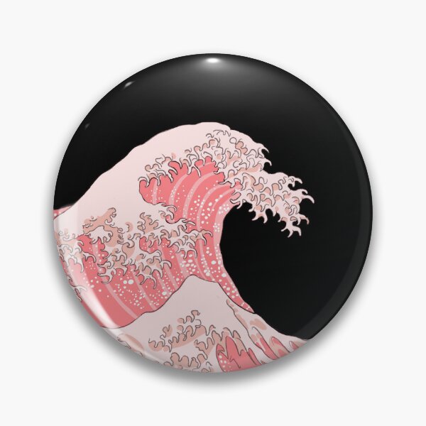 Item preview, Pink Great Wave, Hokusai designed and sold by PinkBunnyFluff.