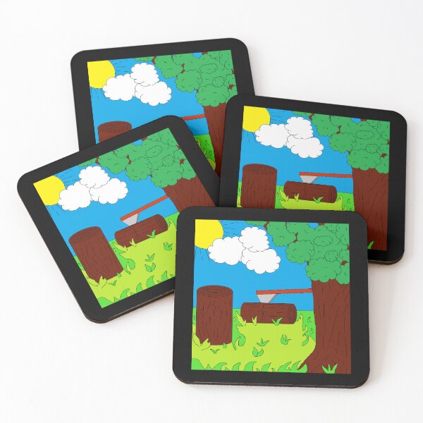 Item preview, Cutting Wood on a Good Day designed and sold by LindyLuDrew.