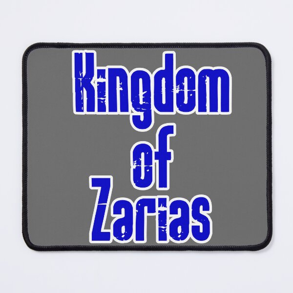 Item preview, Kingdom of Zarias Logo- Blue and White on Gray designed and sold by Greenwood2112.
