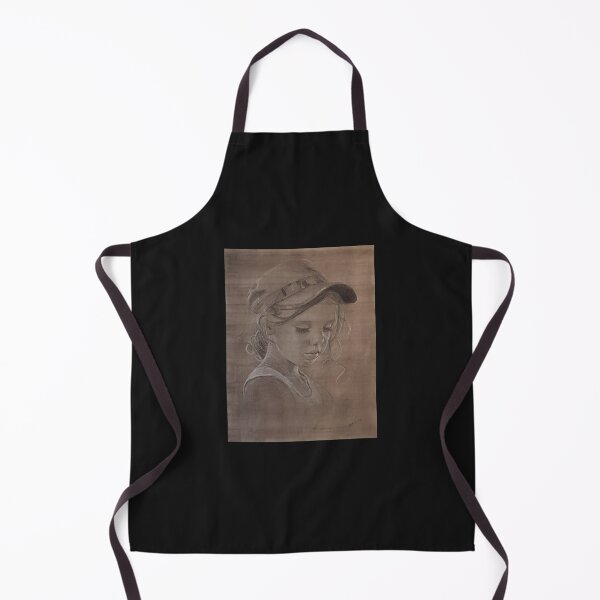 Jess - Drawing by Avril Thomas - Adelaide / South Australia Artist Apron