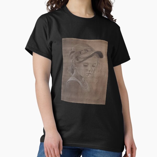 Jess - Drawing by Avril Thomas - Adelaide / South Australia Artist Classic T-Shirt