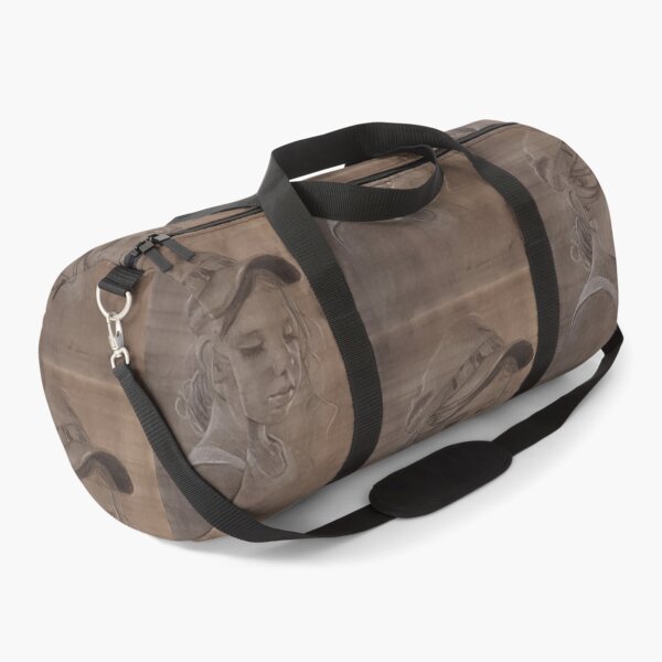 Jess - Drawing by Avril Thomas - Adelaide / South Australia Artist Duffle Bag