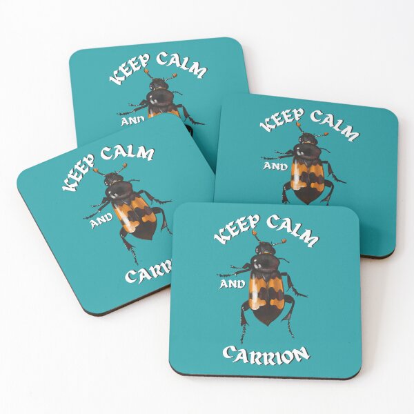 Item preview, Keep Calm and Carrion Beetle designed and sold by techno-mantis.