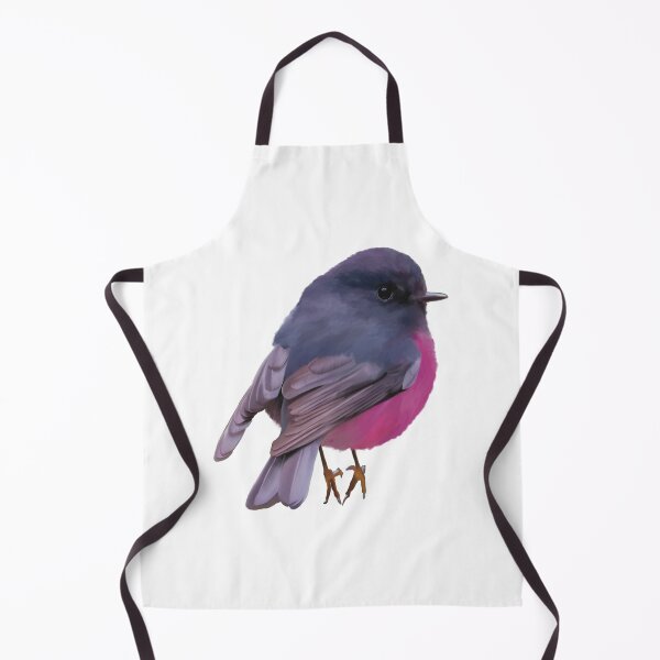Item preview, Fat, fluffy Pink Robin, absolutely gorgeous little Australian bird. designed and sold by PlumpPlumStudio.